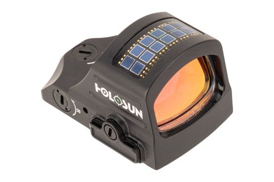 Holosun HE507C-GR X2-LEM Miniature Solar Reflex Sight with Green Circle Dot has multi-layer reflective glass